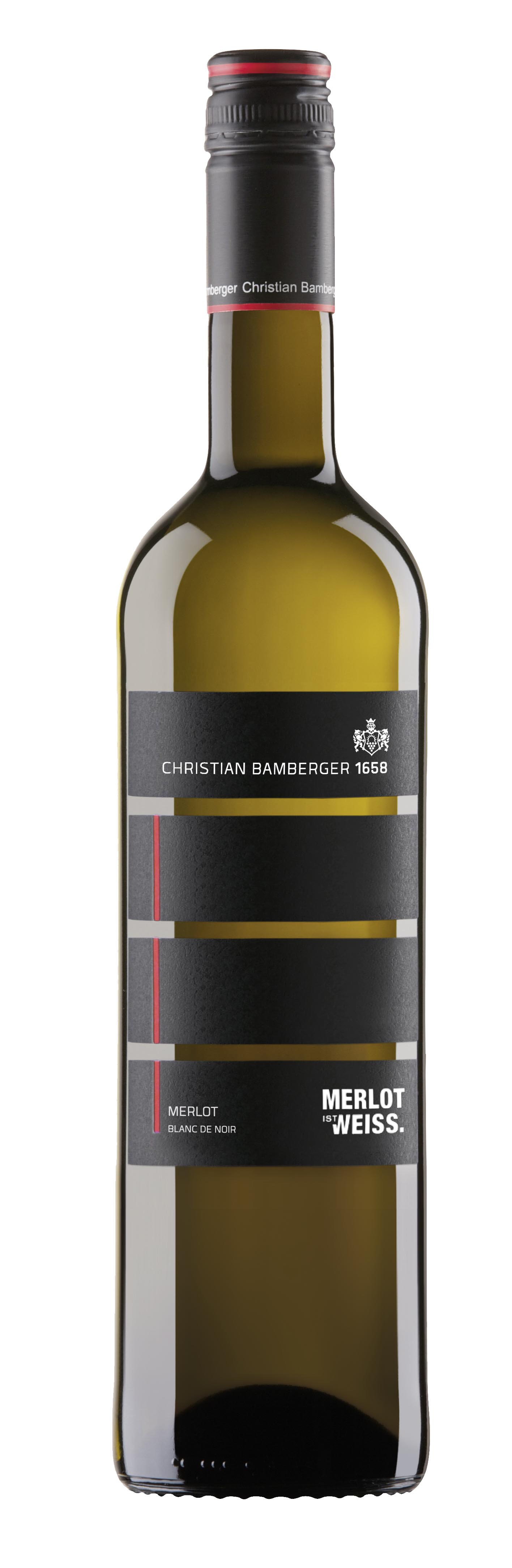 Christian Bamberger Merlot ist weiß Blanc de Noir trocken